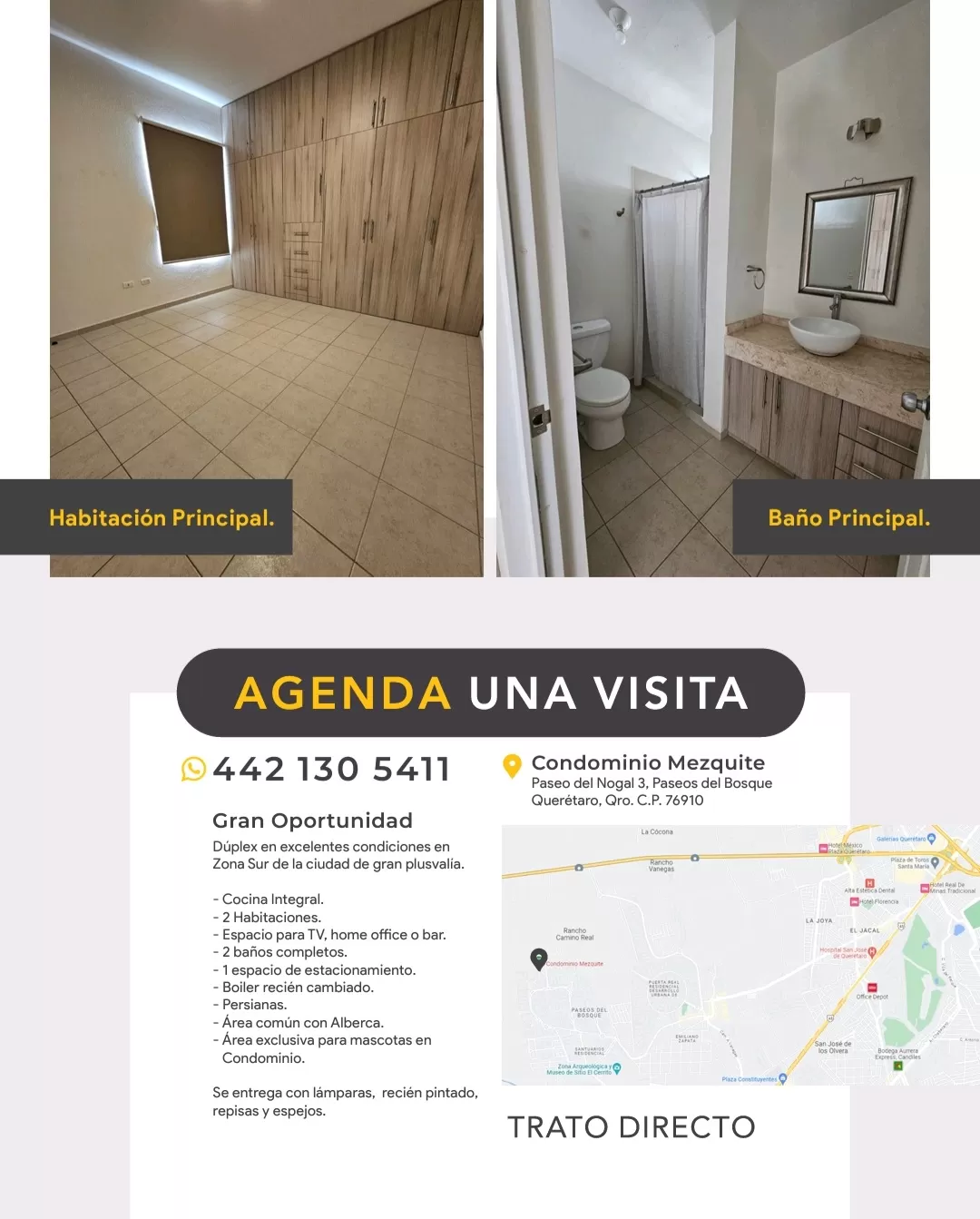 Venta Departamento Paseos